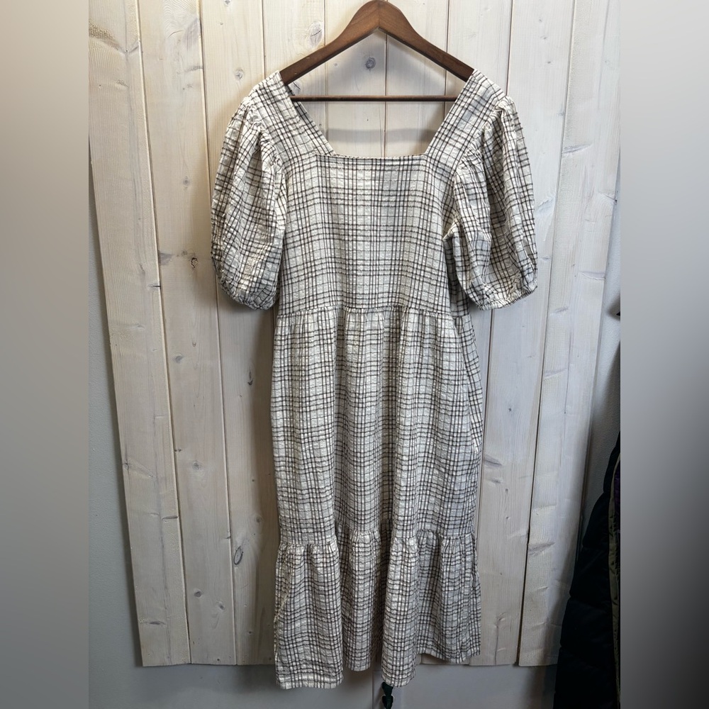 Neuflora Brielle Midi Dress Size S Prairie Farmhouse Cottagecore Feminine